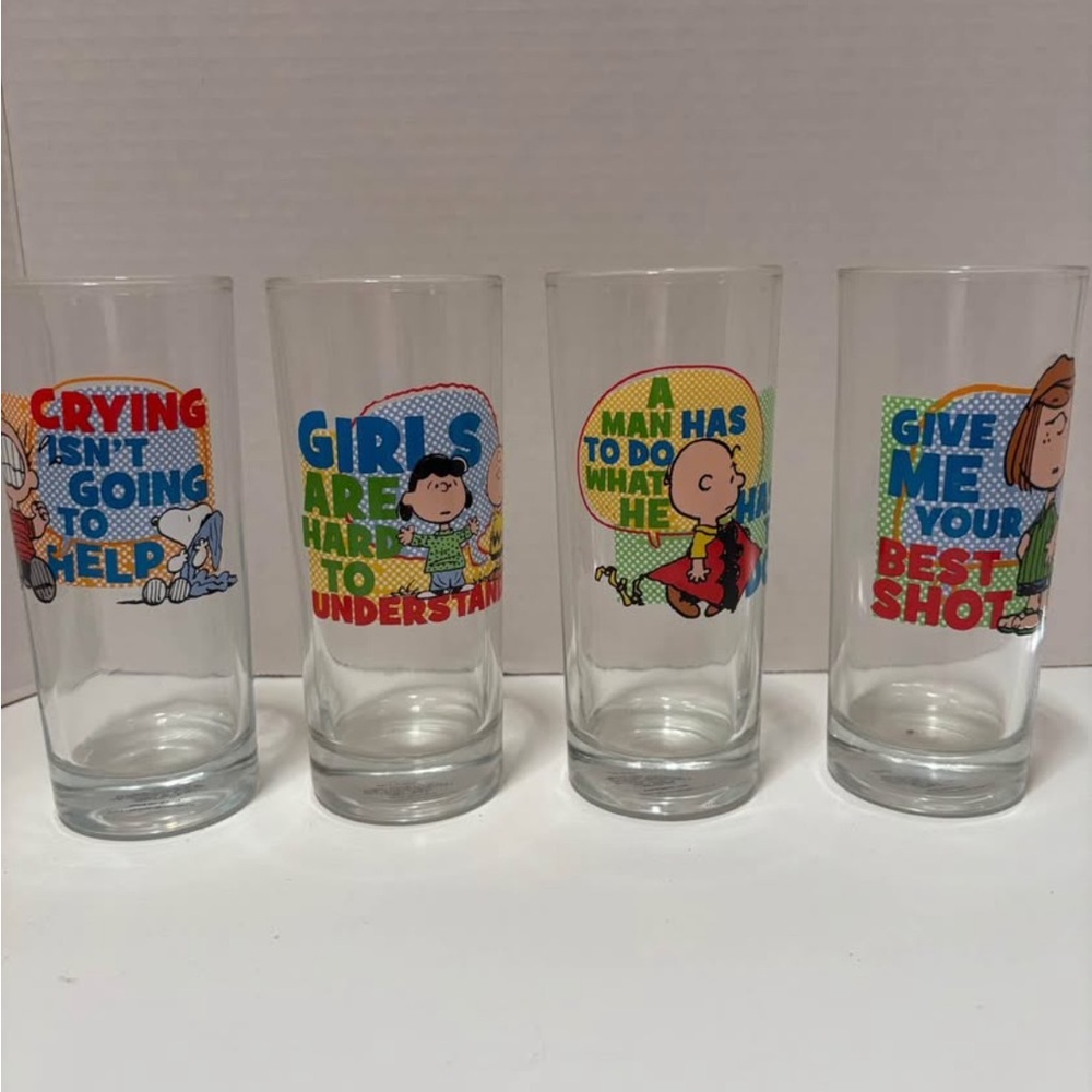 Colorful Character Glass Set